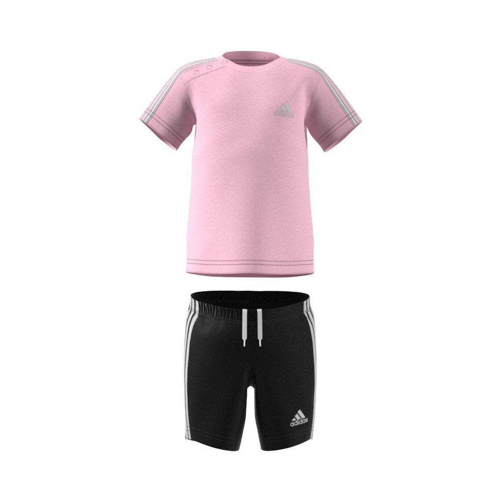 Conjunto Corto De Deporte Rosa Adidas I 3S SPORT SET