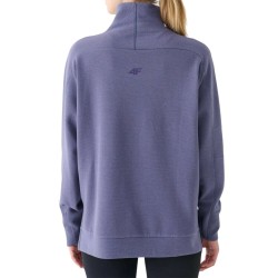 Sudadera yoga azul 4F azul mujer