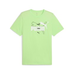 Camiseta manga corta Verde Puma-ESS LOGO LAB Summer Tee-684671-49-VERDE UNISEX