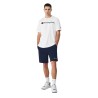 CAMISETA CHAMPION  CUELLO CAJA 220256-WW001 BLANCA HOMBRE MANGA CORTA