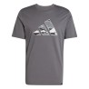 Camiseta Gris Adidas M Camo Logo T KA7130