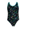 BAÑADOR RAS GYA SPORT T01376 NEGRO NIÑA PISCINA