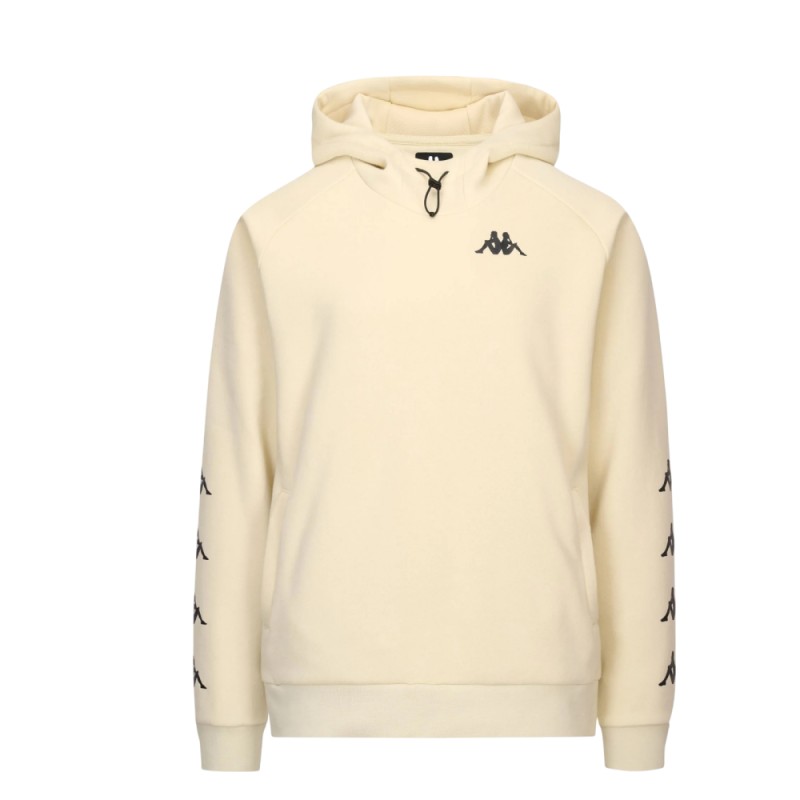 Sudadera beige KAPPA beige CON CAPUCHA GIKOM hombre´ 32268SW