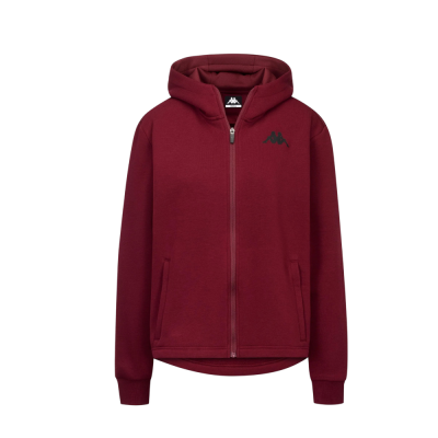 Chaqueta chandal granate KAPPA GRANATE GRITTIN mujer