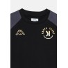 Camiseta negra KAPPA NEGRA LOGO SCARIF UNISEX  372358W-005