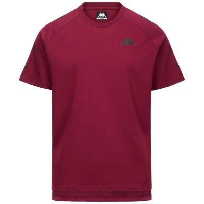 Camiseta granate KAPPA GRANATE GONNI HOMBRE LOGO