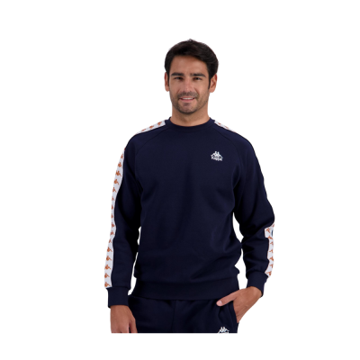SUDADERA azul KAPPA CUELLOS REDONDO BANDA VOMIS 3 322261CW-222