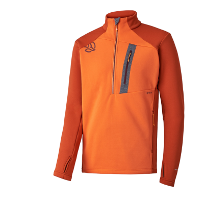 CAMISETA naranja TERNUA naranja PUNJAK 1/2 ZIP M 1208304-1355