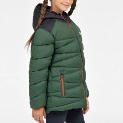 ANORAK +8000 GRIT 080 413718 VERDE NIÑA CAPUCHA