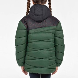 ANORAK +8000 GRIT 080 413718 VERDE NIÑA CAPUCHA