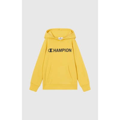 Sudadera Amarilla Champion Hooded Sweatshirt-307253-YS153-AZUL-BLANCO-NIÑO