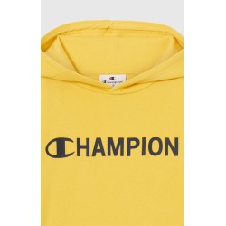 Sudadera Amarilla Champion Hooded Sweatshirt-307253-YS153-AZUL-BLANCO-NIÑO
