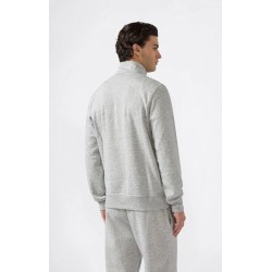 Sudadera Champion Half Zip Sweatshirt-221797-EM021-GRIS CLARO-HOMBRE