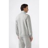 Sudadera Champion Half Zip Sweatshirt-221797-EM021-GRIS CLARO-HOMBRE