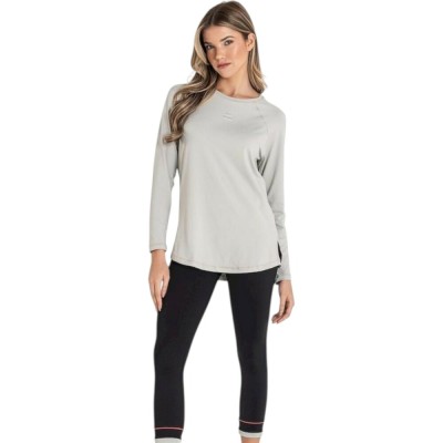 Camiseta M/L gris Ditchil gris mujer  LS1035-801