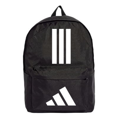MOCHILA  negra ADIDAS CLSC BARS 3S JD9563-BLACK/WHITE