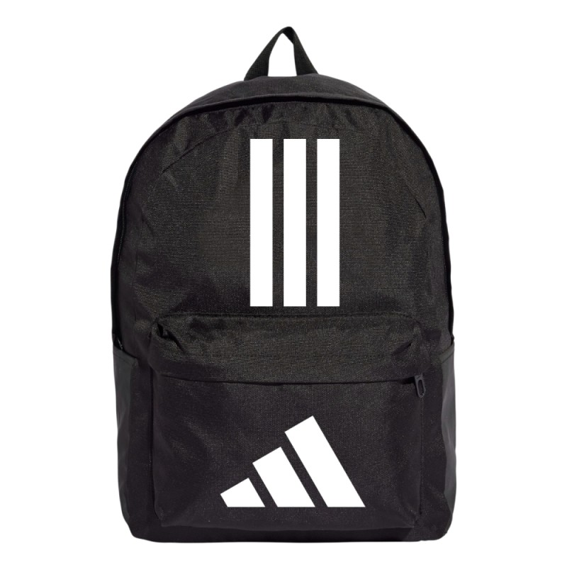 MOCHILA  negra ADIDAS CLSC BARS 3S JD9563-BLACK/WHITE