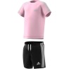 CONJUNTO ADIDAS I 3S SPORT SET HF1906 ROSA Y NEGRO NIÑA