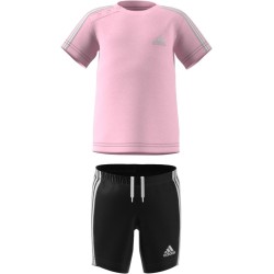 CONJUNTO ADIDAS I 3S SPORT SET HF1906 ROSA Y NEGRO NIÑA