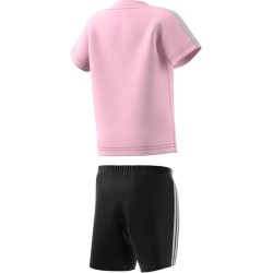 CONJUNTO ADIDAS I 3S SPORT SET HF1906 ROSA Y NEGRO NIÑA