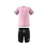 CONJUNTO ADIDAS I 3S SPORT SET HF1906 ROSA Y NEGRO NIÑA