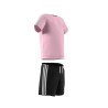 CONJUNTO ADIDAS I 3S SPORT SET HF1906 ROSA Y NEGRO NIÑA