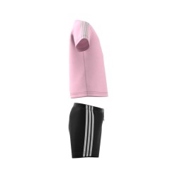 CONJUNTO ADIDAS I 3S SPORT SET HF1906 ROSA Y NEGRO NIÑA
