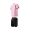CONJUNTO ADIDAS I 3S SPORT SET HF1906 ROSA Y NEGRO NIÑA