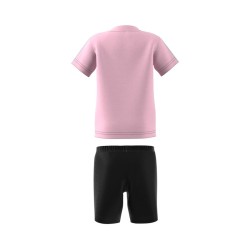CONJUNTO ADIDAS I 3S SPORT SET HF1906 ROSA Y NEGRO NIÑA
