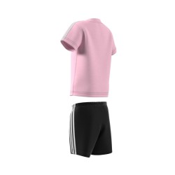 CONJUNTO ADIDAS I 3S SPORT SET HF1906 ROSA Y NEGRO NIÑA