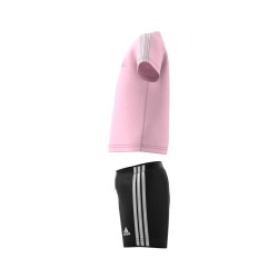 CONJUNTO ADIDAS I 3S SPORT SET HF1906 ROSA Y NEGRO NIÑA