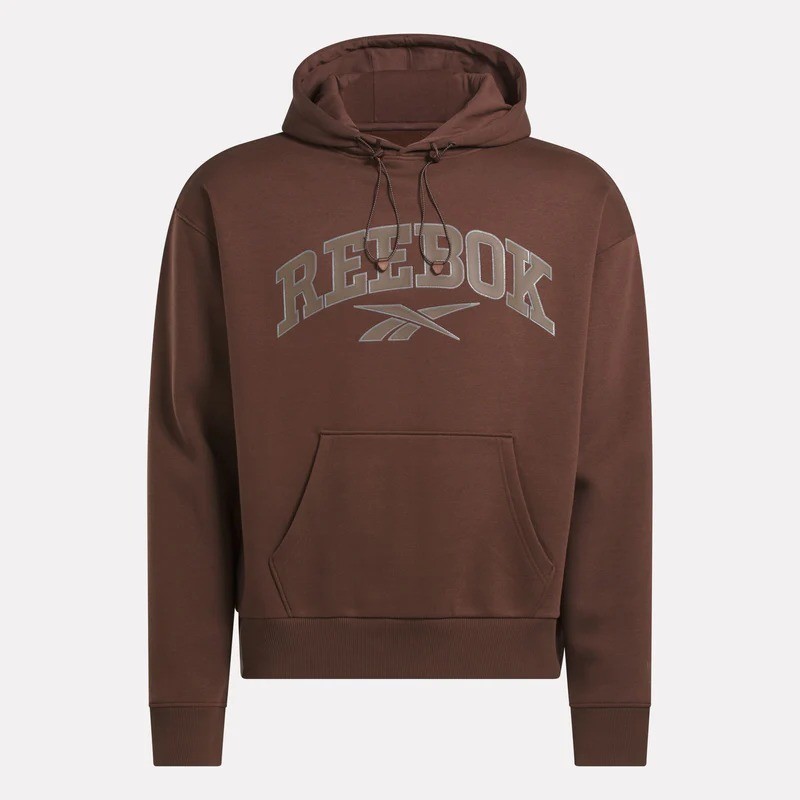 SUDADERA marrón REREBOK ELLIS VARSITYCAMPUS HOODIE brown 100240371