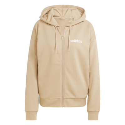 Chaqueta de chandal ADIDAS W LIN FT FZ HD-JY4894-VERDE-MUJER