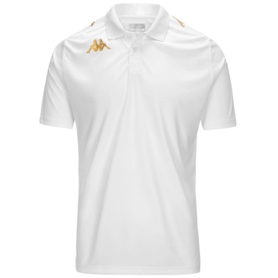 POLO BLANCO  KAPPA HOMBRE  FOOTBALL GHIOLO MAN WHITE 341G4SW-001