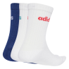 Calcetines ADIDAS C LIN CREW 3P-JL6110-AZUL-UNISEX