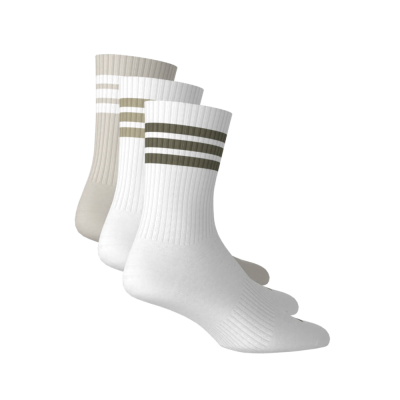 CALCETINES ADIDAS 3S ESS C CRW 3P blanco/beige KC9639