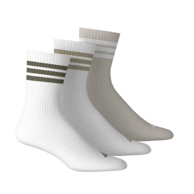 CALCETINES ADIDAS 3S ESS C CRW 3P blanco/beige KC9639