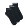 Calcetines Negros ADIDAS-T LIN ANKLE 3P-IC1305
