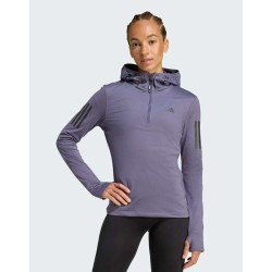 Sudadera Violeta Adidas Media Cremallera JW9653