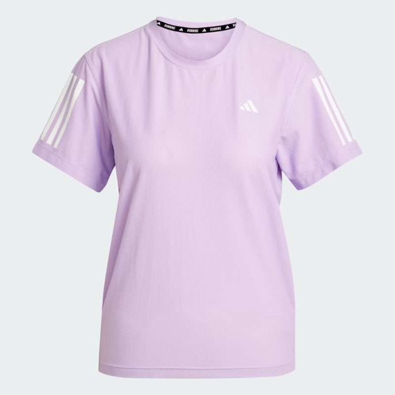 Camiseta Violeta ADIDAS manga corta OTR B TEE-JW9678-MULTICOLOR-MUJER