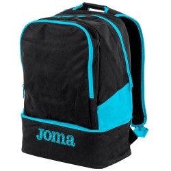 JOMA-MOCHILA ESTADIO III NEGRO-TURQUESA