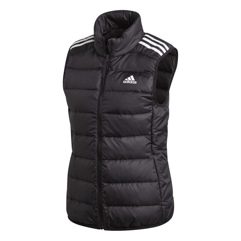 CHALECO ADIDAS ESS DOWN VES GH4586 negro MUJER  TREKKING O SENDERISMO
