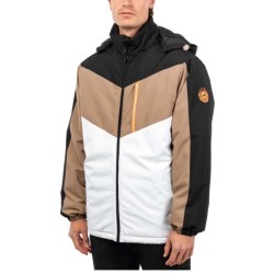 CAZADORA marrón ALPHADVENTURE  DEZADE black-white-brown DEZADE-MARRON