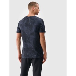 CAMISETA 4F 4FWSS25TFTSM1216-21A NEGRA HOMBRE MANGA CORTA