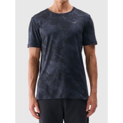 CAMISETA 4F 4FWSS25TFTSM1216-21A NEGRA HOMBRE MANGA CORTA