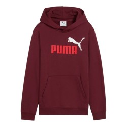 Sudadera granate PUMA ESS 2 COLOR logo hoodie FL 685822-96