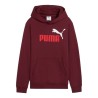 Sudadera granate PUMA ESS 2 COLOR logo hoodie FL 685822-96
