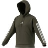 Sudadera VERDE ADIDAS W 3S FL HD-JX5166-VERDE OSCURO-MUJER