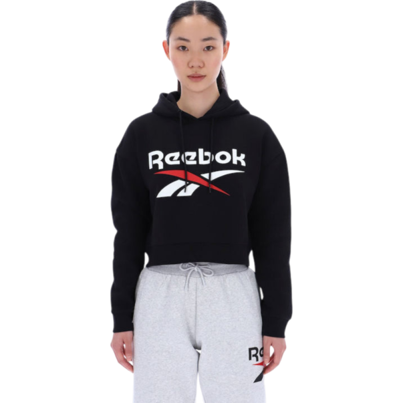SUDADERA negra REEBOK AVERY 2 COL OVERSIZED CROPPED black 100241486