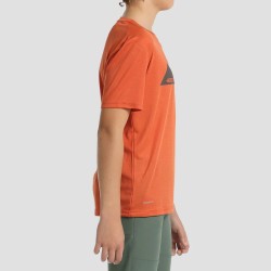 Camiseta +8000 HULE JUNIOR Naranja Trekking